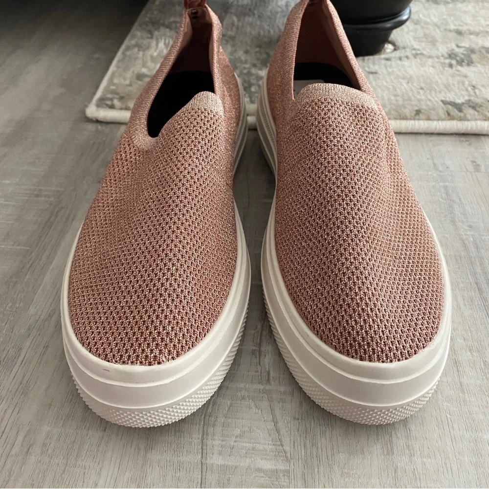 Carvela Campaign Stretch Pink Slip-On Sneakers